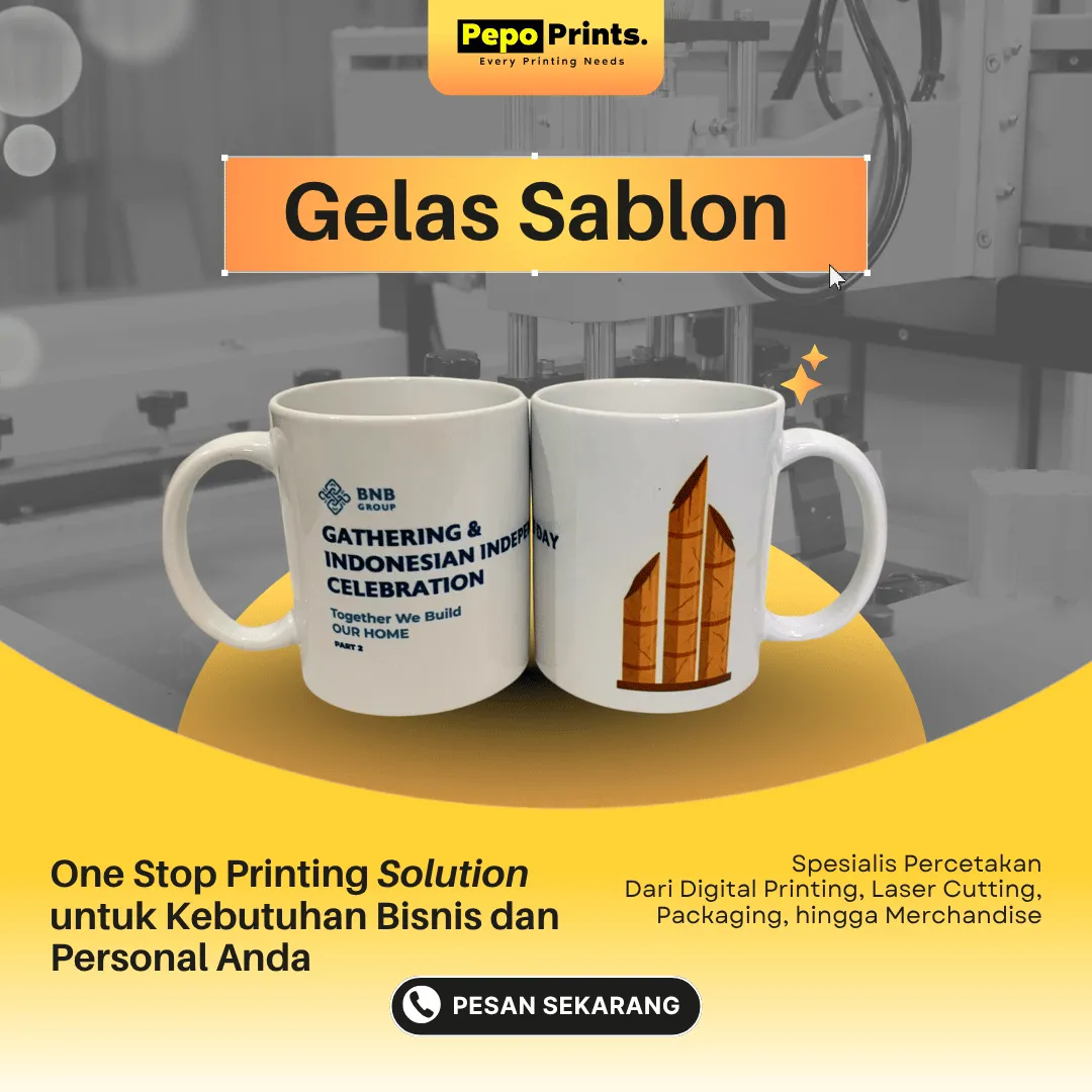 Gelas Sablon